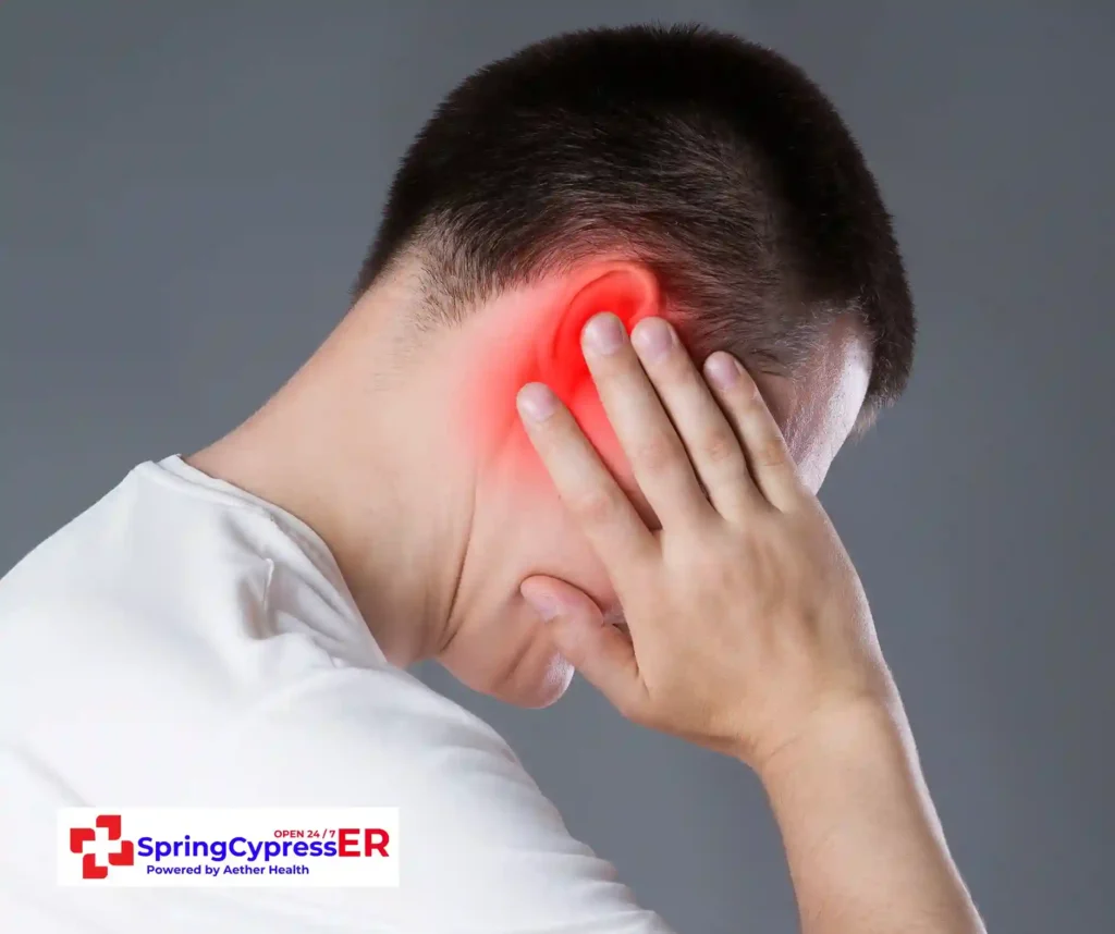 Ear pain and infection treatment at Aether Health - Spring Cypress ER.