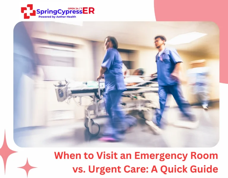 When to Visit an Emergency Room vs. Urgent Care A Quick Guide