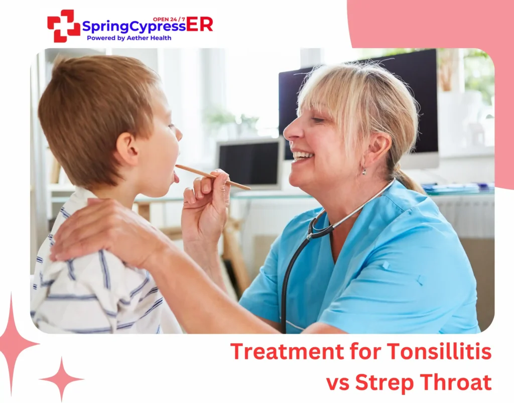 Treatment for Tonsillitis vs Strep Throat