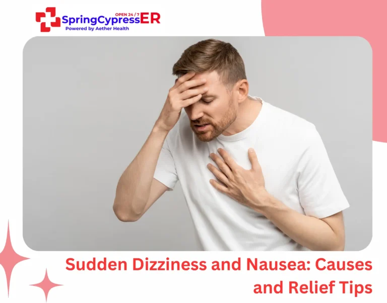 Sudden Dizziness and Nausea Causes and Relief Tips