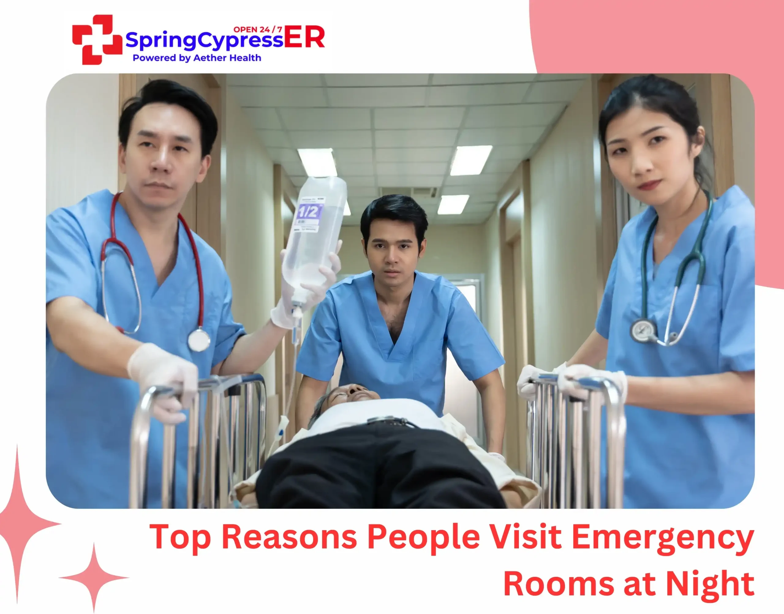 Top Reasons People Visit Emergency Rooms at Night