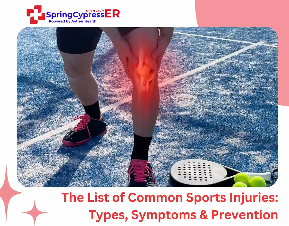 The List of Common Sports Injuries Types, Symptoms & Prevention