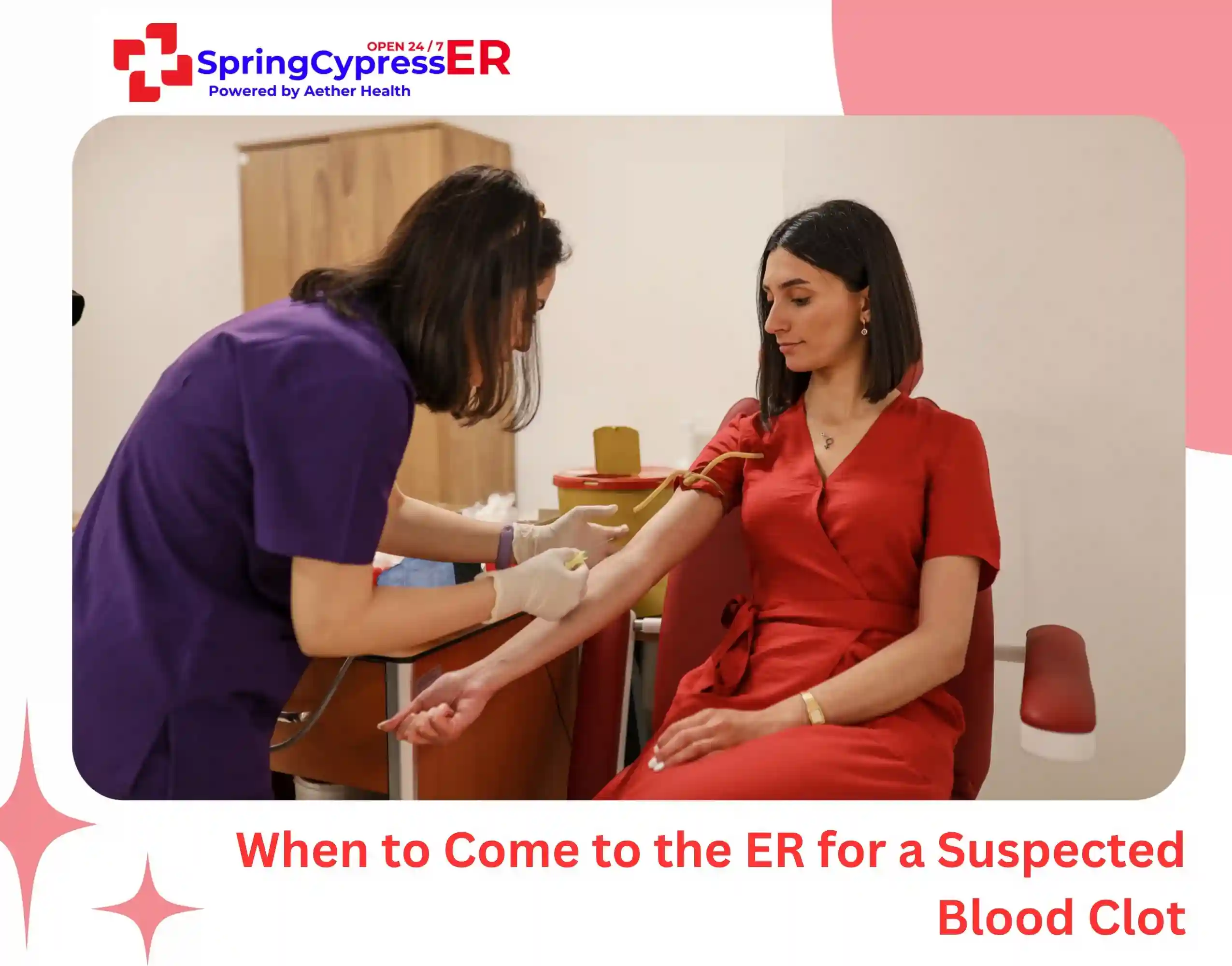 When to Come to the ER for a Suspected Blood Clot