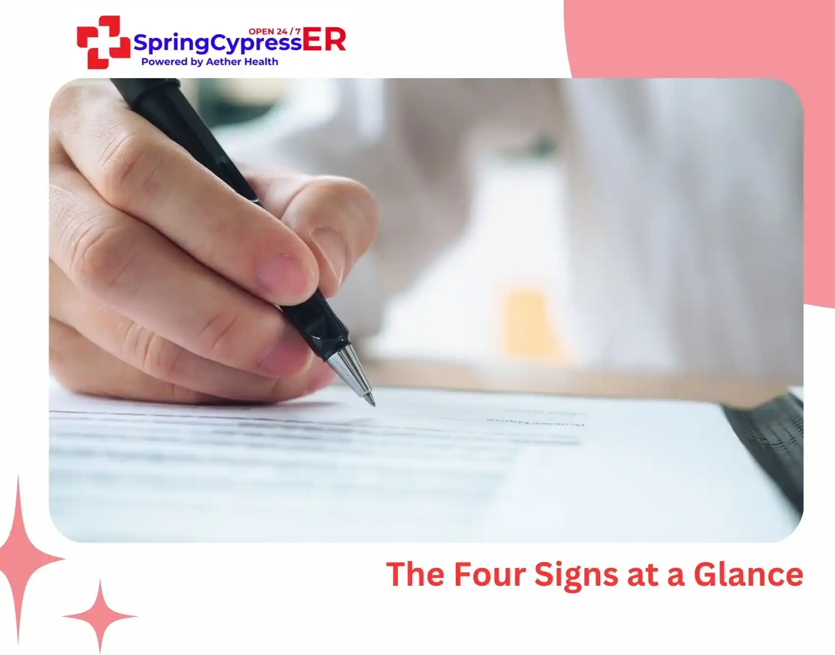 cardiac warning signs infographic