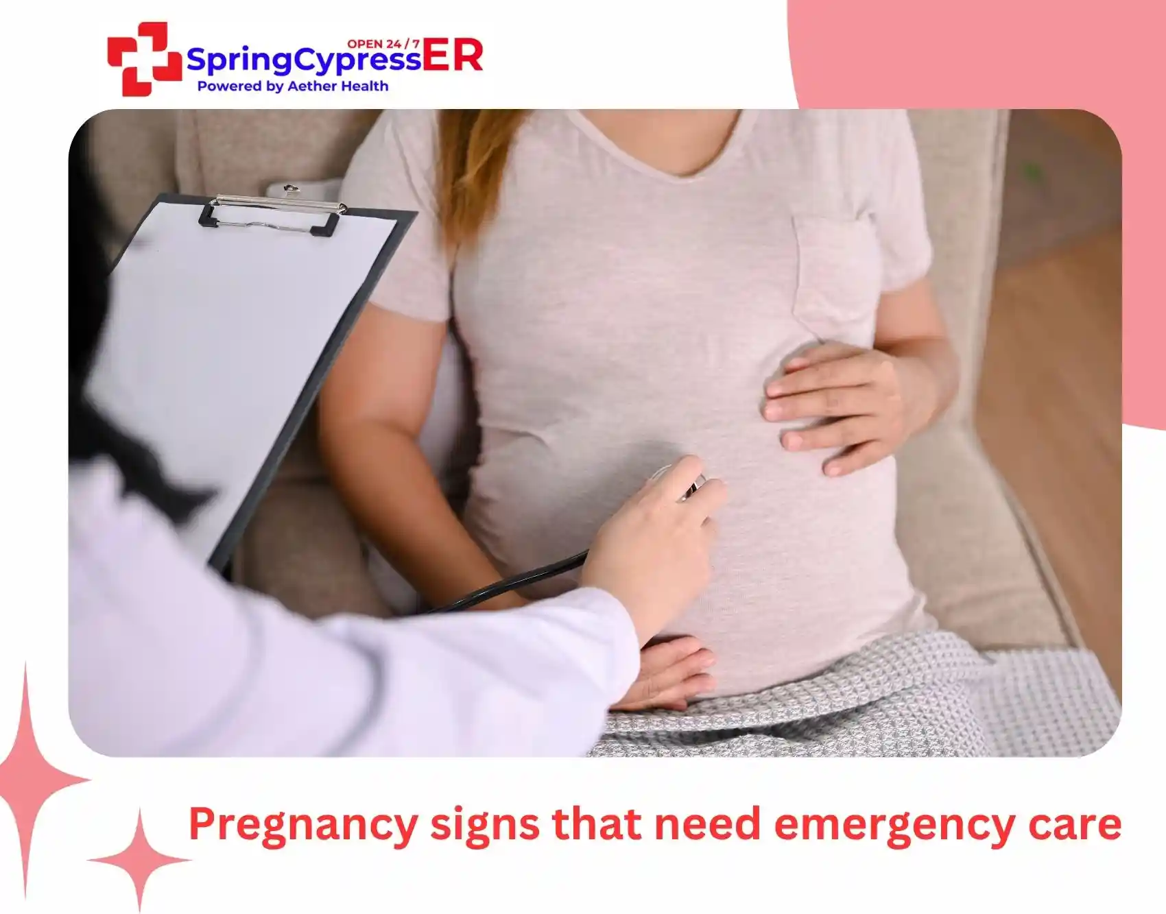 Pregnancy signs that need emergency care