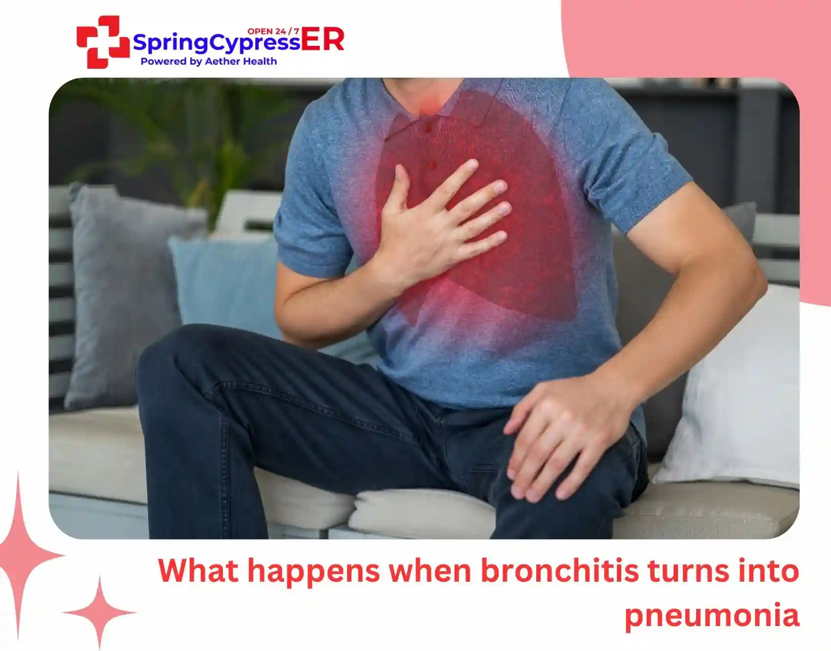 What happens when bronchitis turns into pneumonia