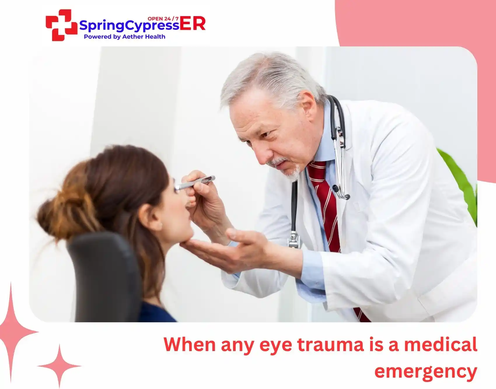 When any eye trauma is a medical emergency
