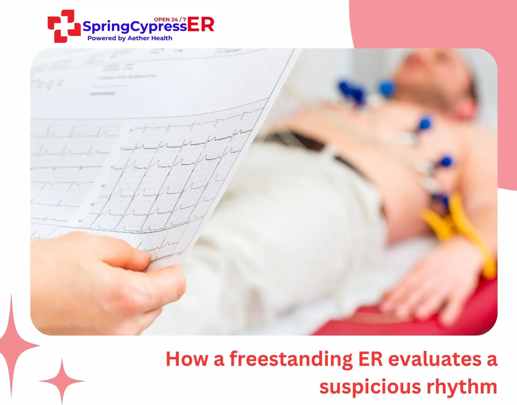 How a freestanding ER evaluates a suspicious rhythm