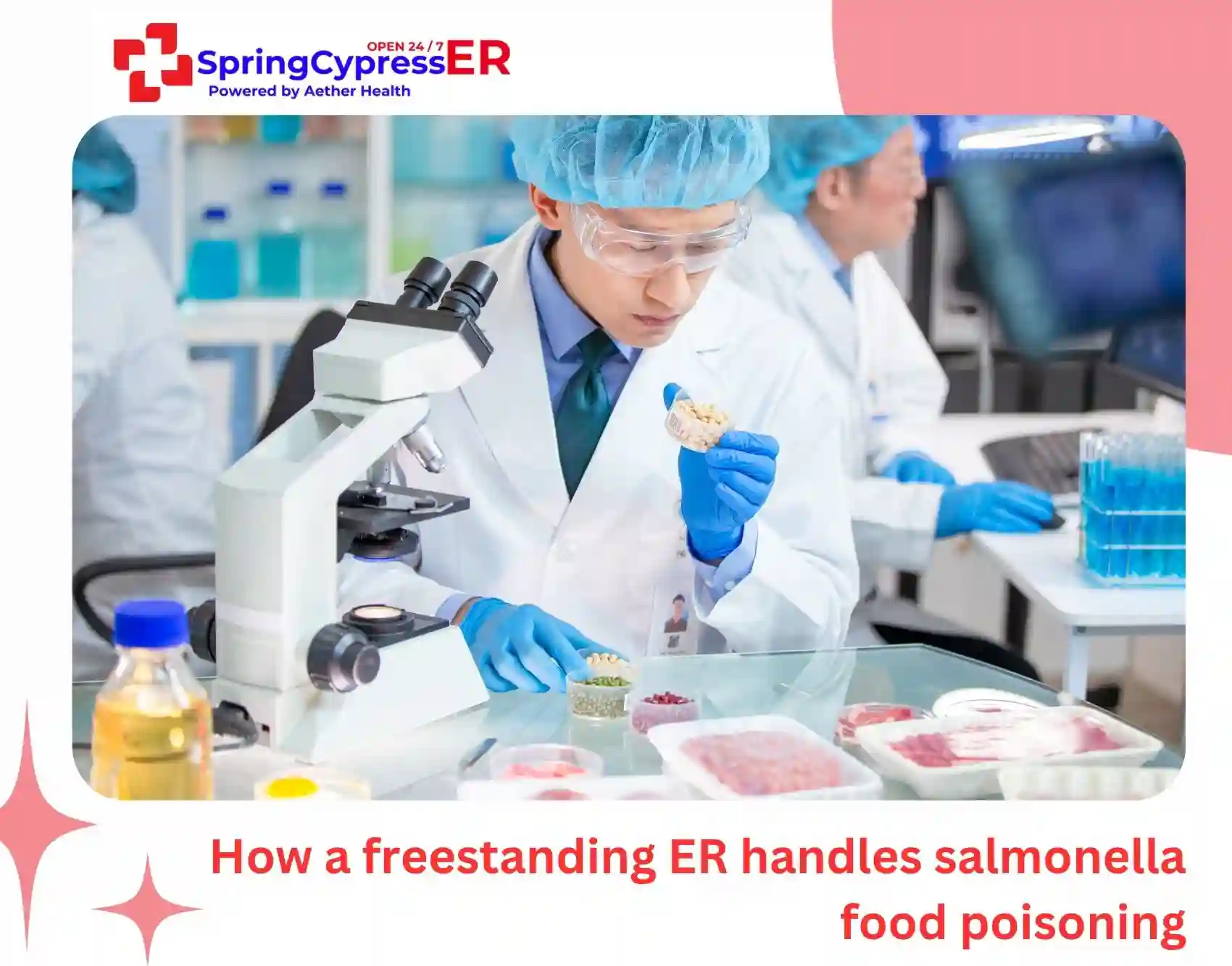 How a freestanding ER handles salmonella food poisoning